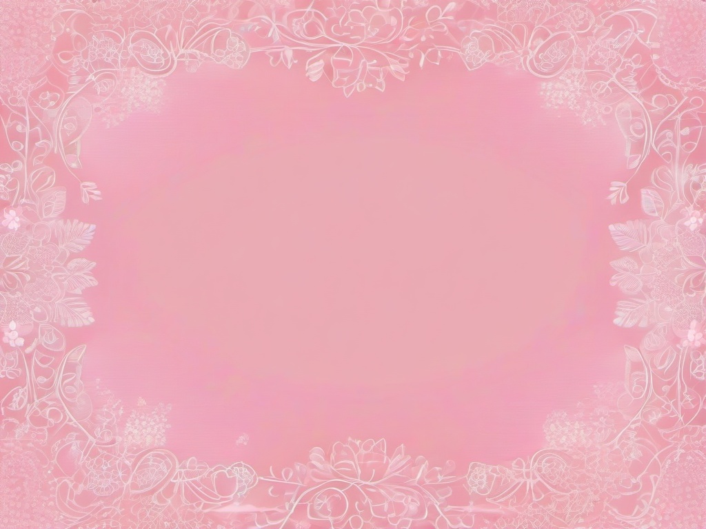 Pretty Pink Background-Light pink with tiny hearts and floral doodles  background wallpaper