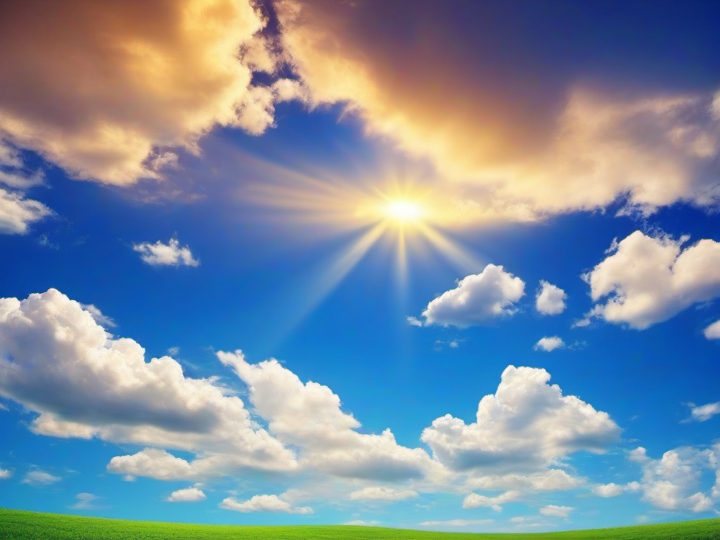 Sunny Sky Wallpaper  ,desktop background wallpaper