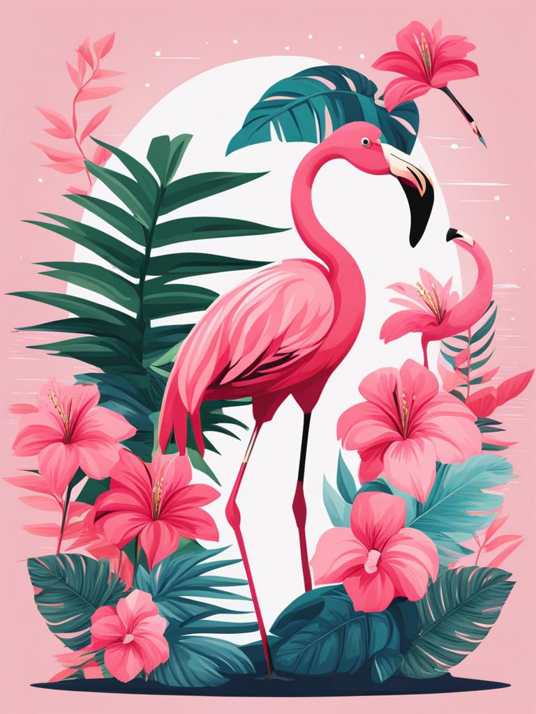 flamingo clipart 