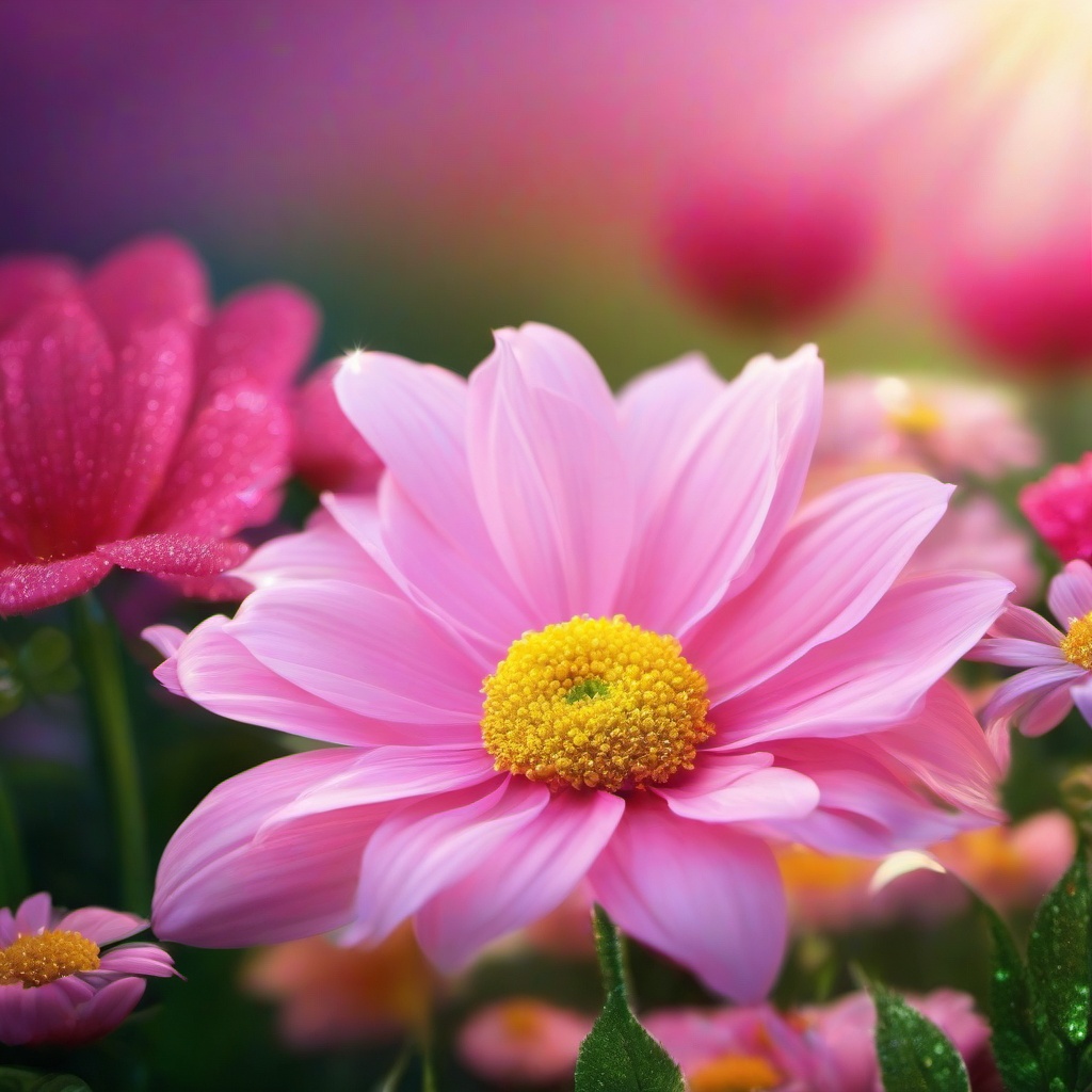 Flower Background Wallpaper - flower glitter wallpaper  