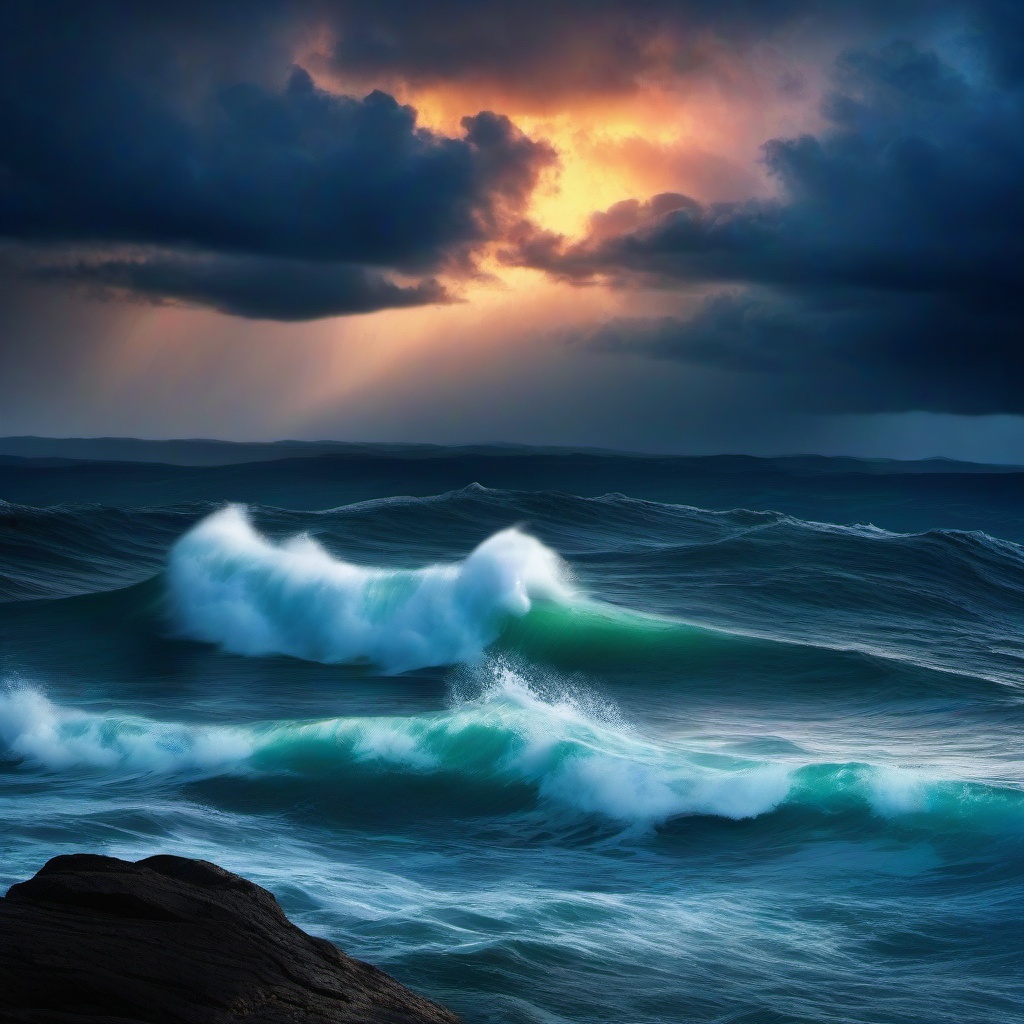 Ocean Background Wallpaper - ocean storm wallpaper  