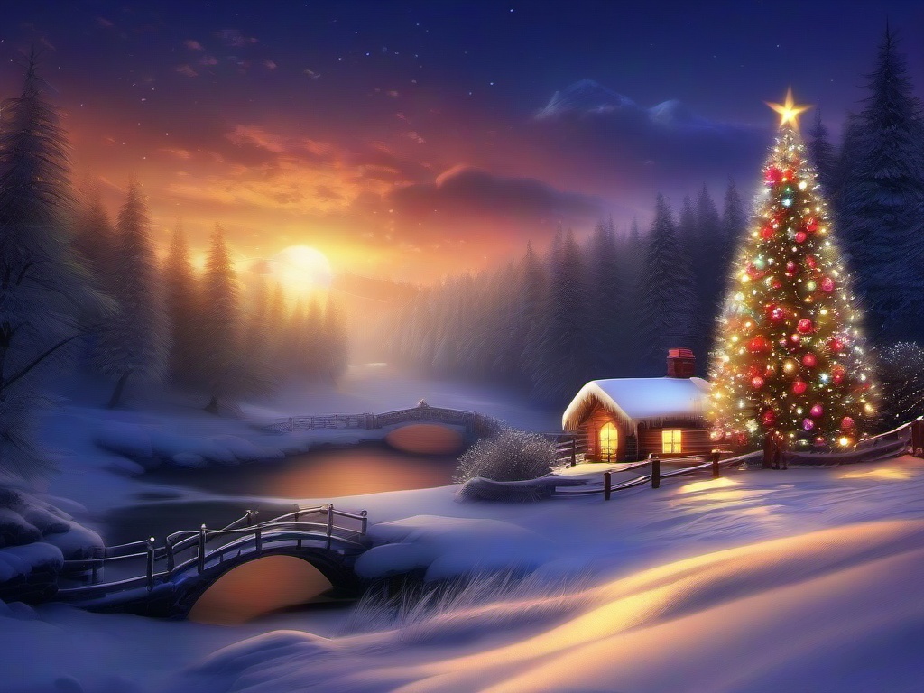 Christmas Wallpaper Landscape  