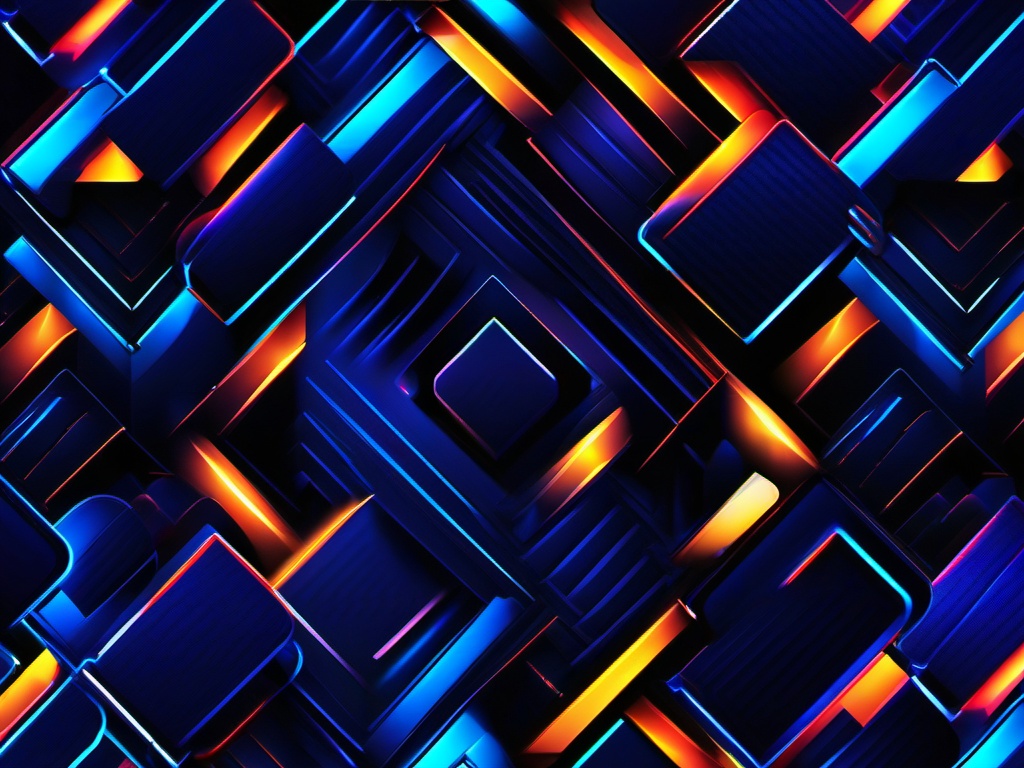 Dark Neon Blue Wallpaper  ,desktop background wallpaper