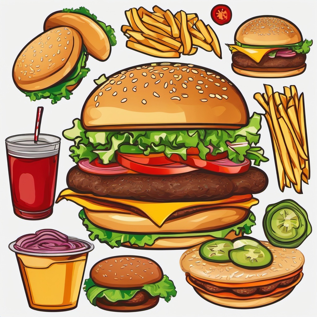 Burger  clipart