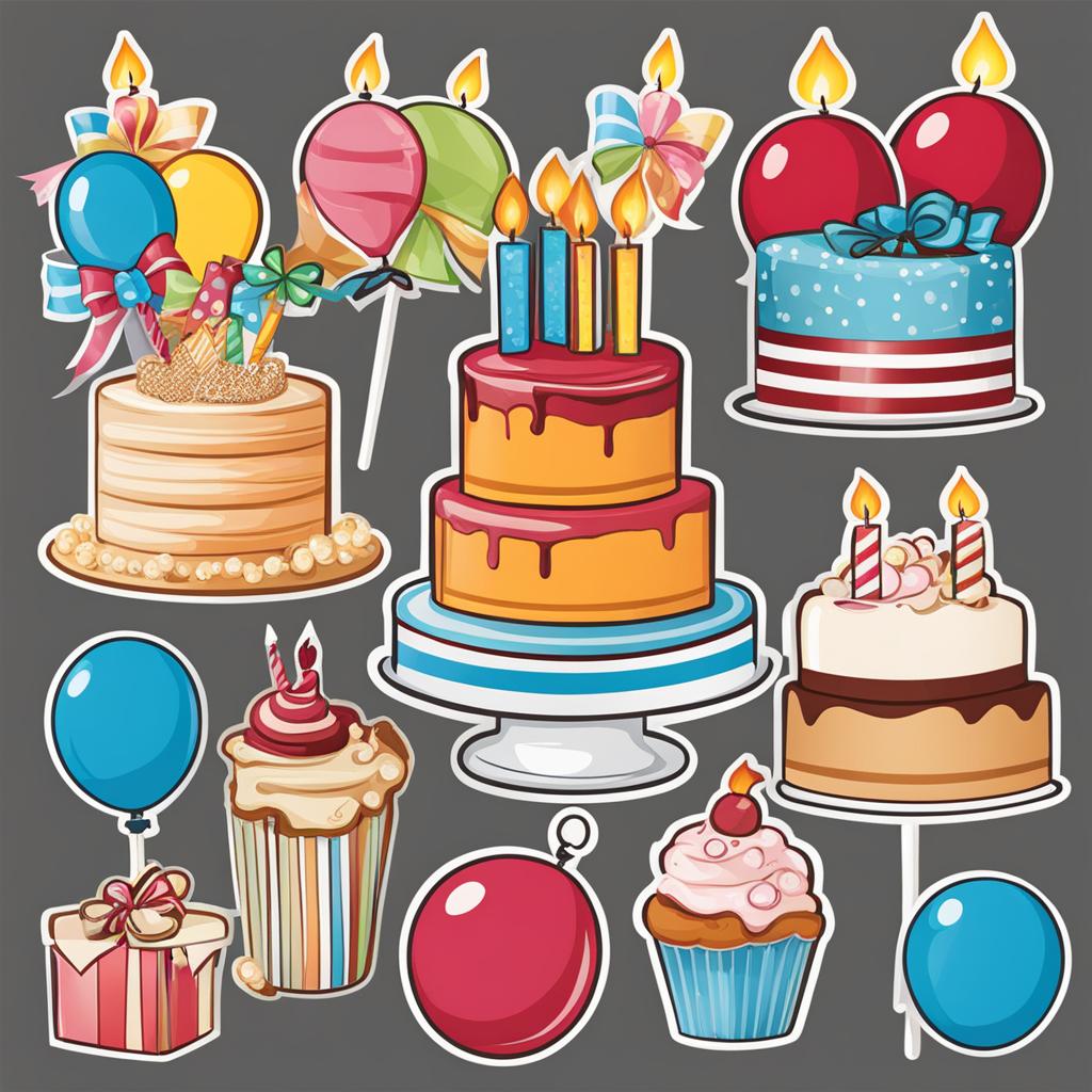 birthday clipart - marking special occasions. 