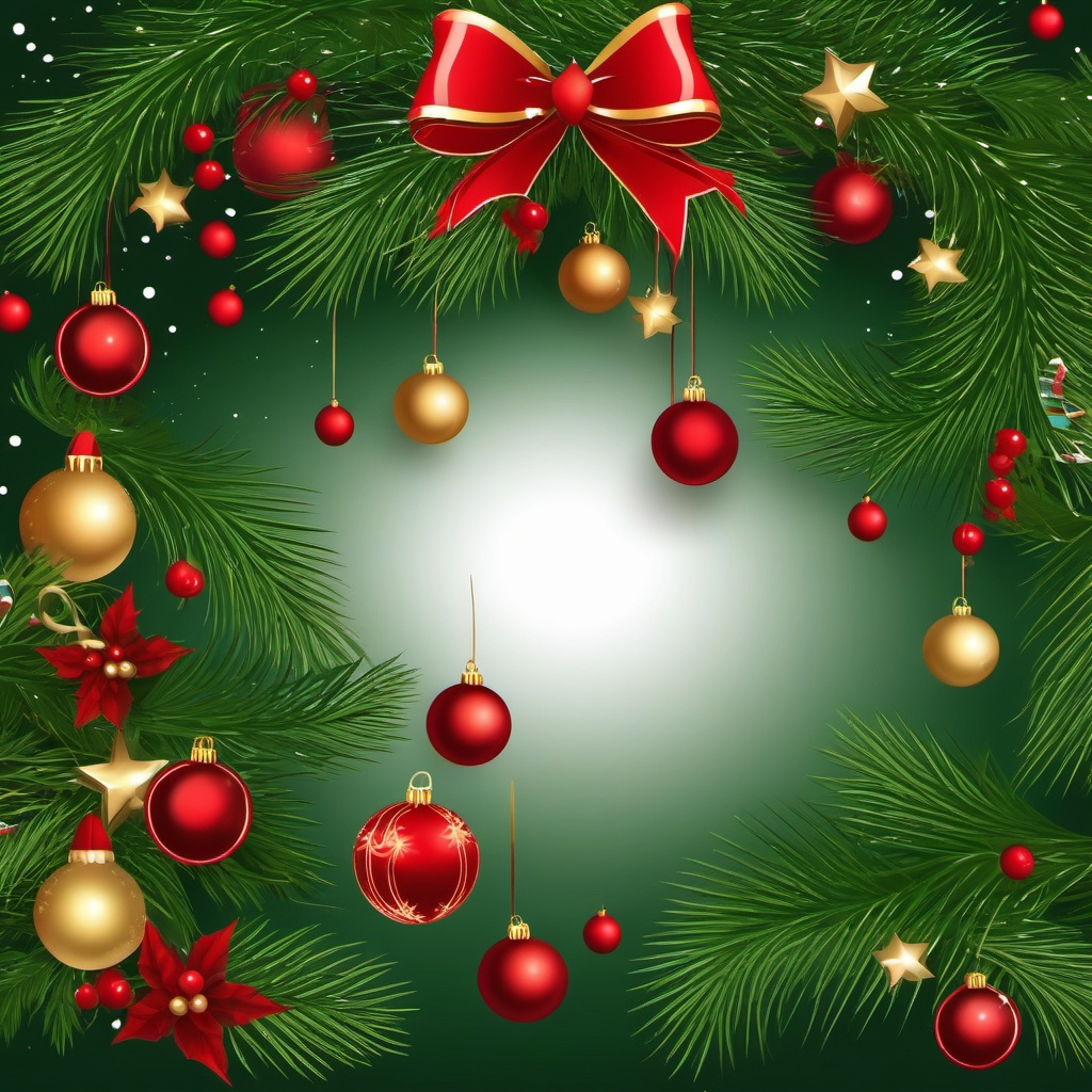 Free Christmas border clipart, Decorative borders for holiday designs.  simple, 2d flat