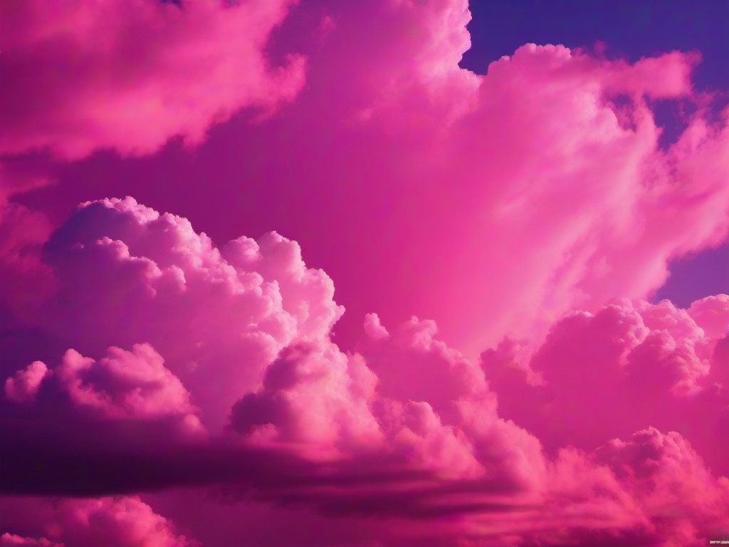 Pink Clouds Sky Wallpaper  ,desktop background wallpaper