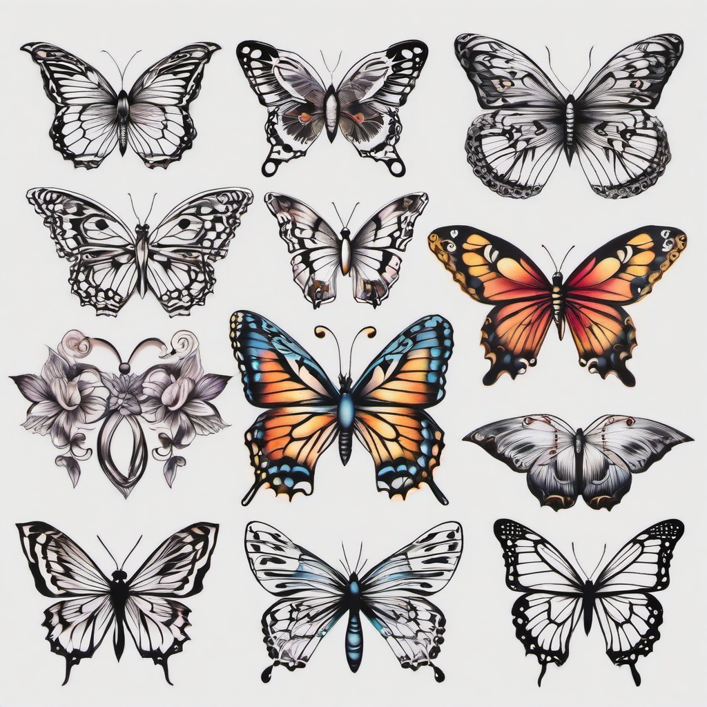 free butterfly tattoo designs  