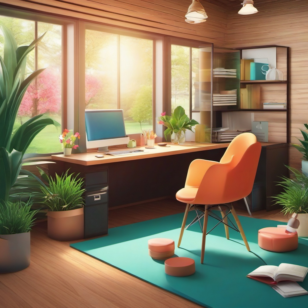 spring office background  ,background wallpaper