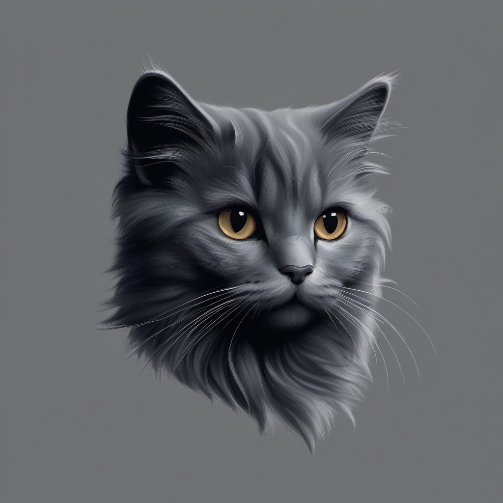 Cat Background Wallpaper - grey fluffy background  