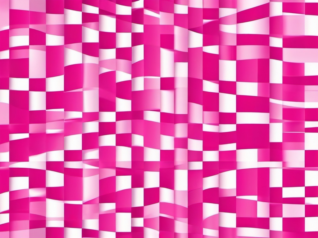 Pink Checkerboard Background-Bright pink and white checkerboard pattern for a retro feel  background wallpaper