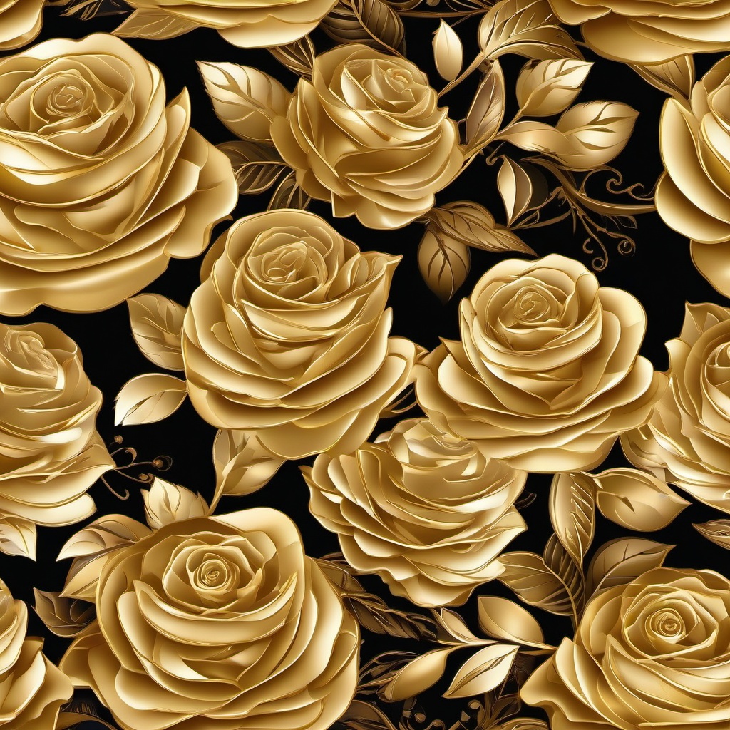 Flower Background Wallpaper - gold rose background  