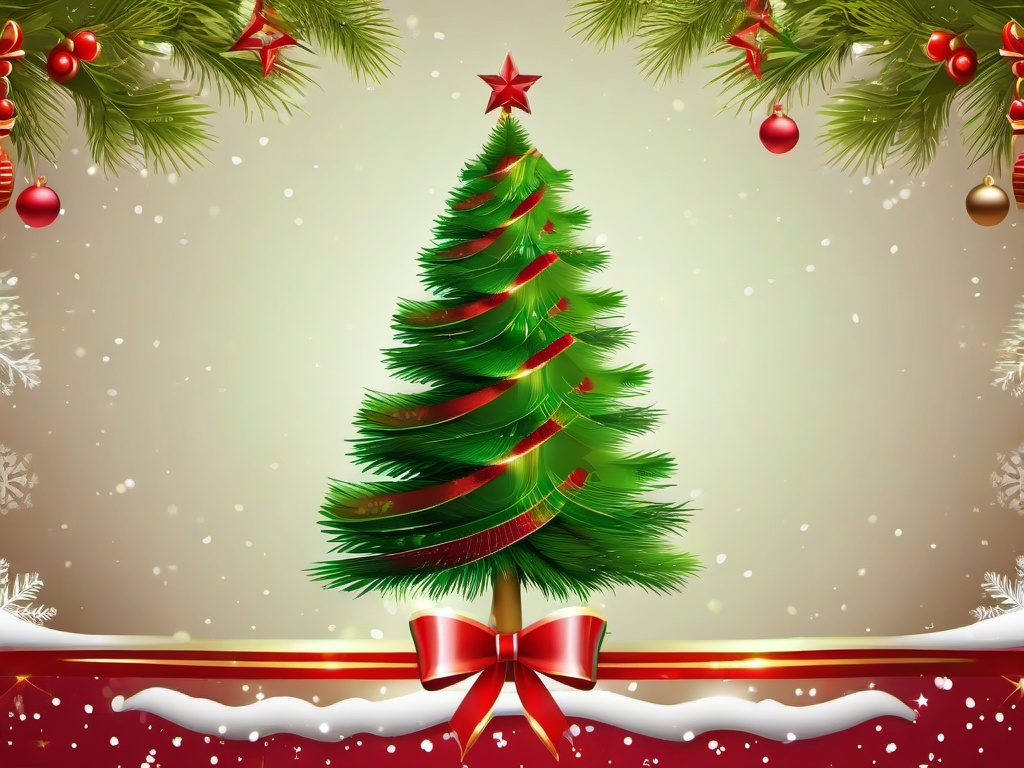 Christmas Tree Phone Background  