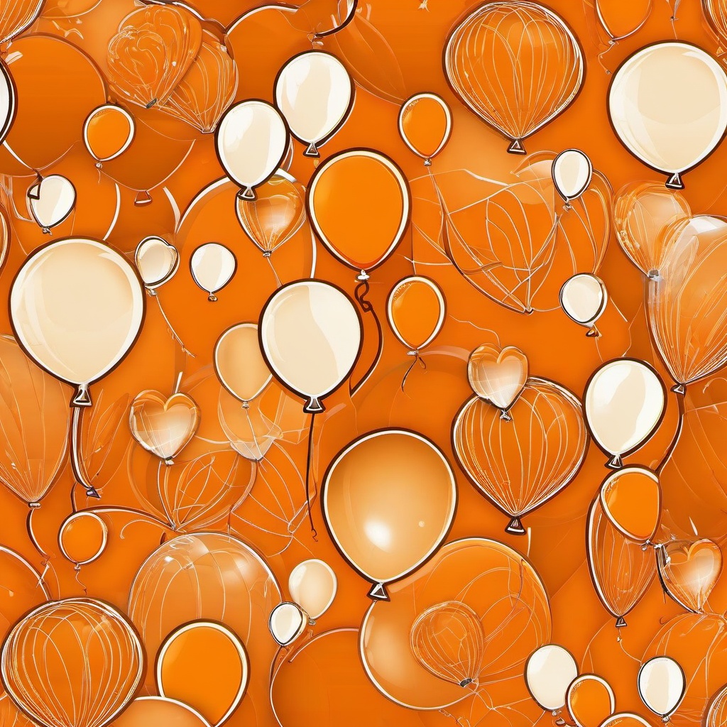 Orange Background Wallpaper - orange balloon background  