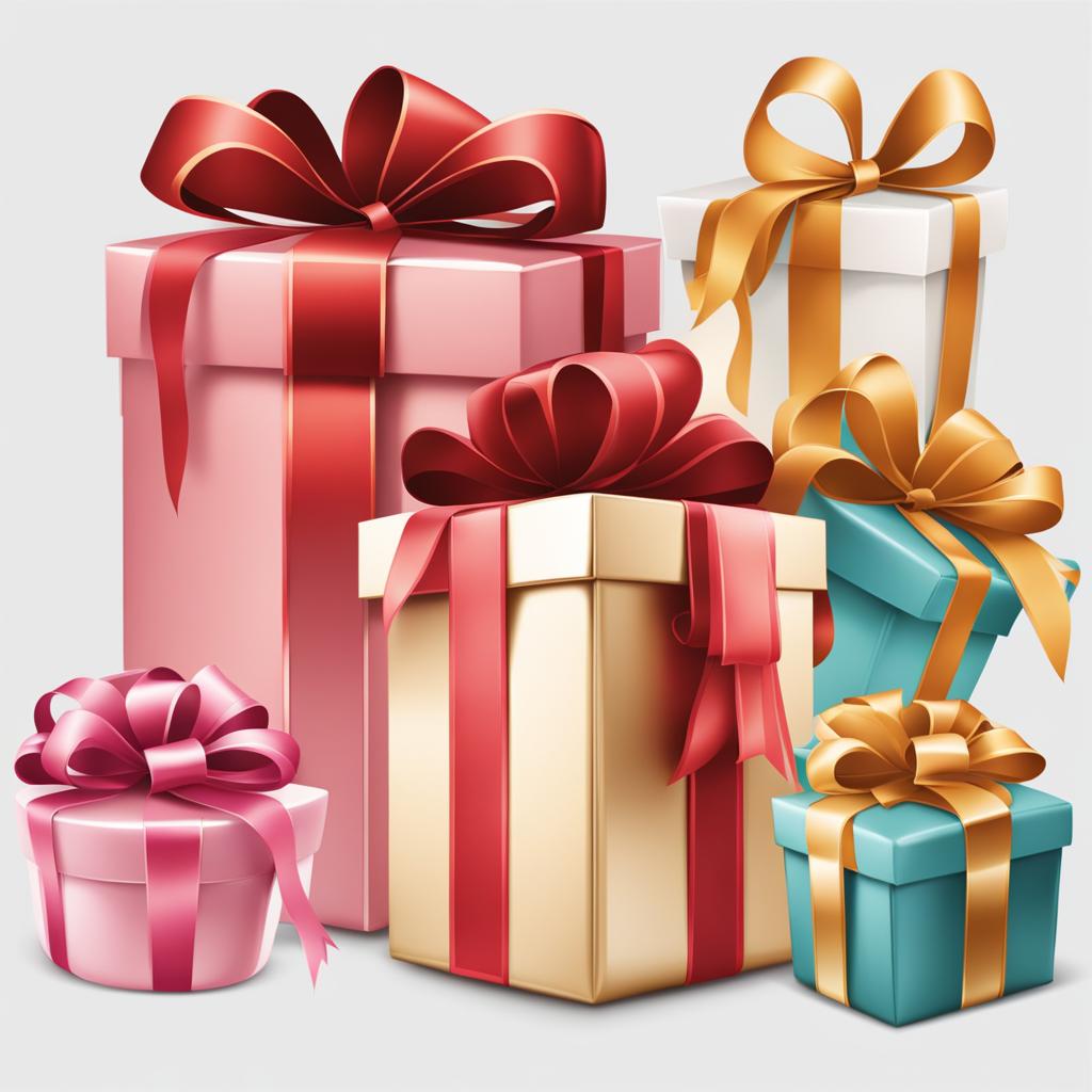 gift box clipart - tied with a pretty ribbon. 