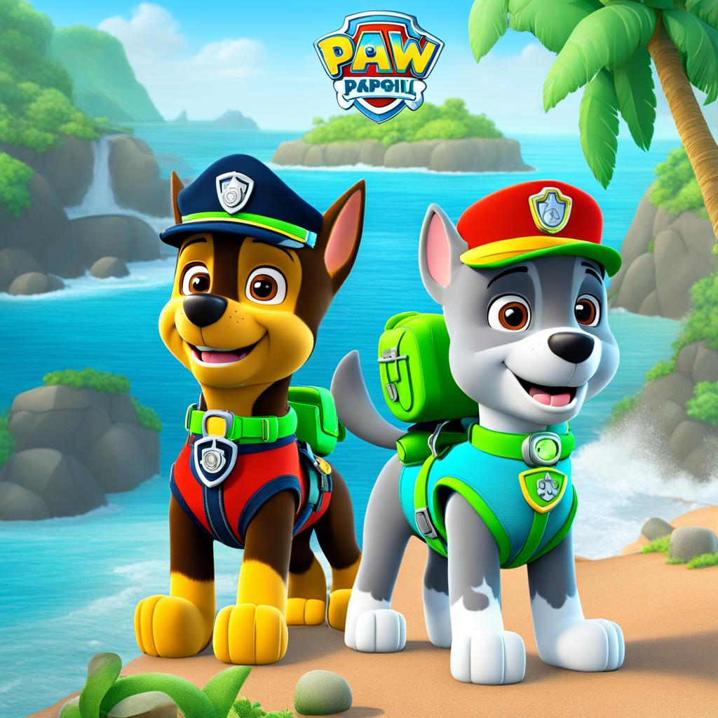 paw patrol coloring pages - rocky and zuma work together to rescue a stranded dolphin. 