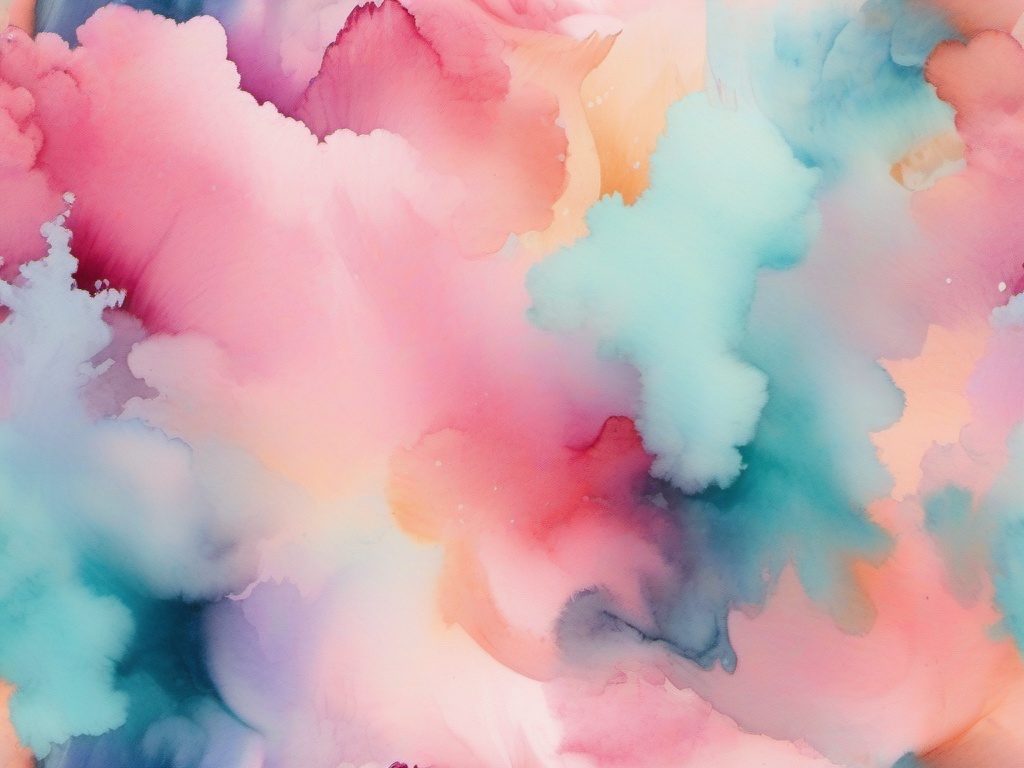 Aesthetic Wallpaper - Soft Pastel Watercolor Paintings wallpaper splash art, vibrant colors, intricate patterns