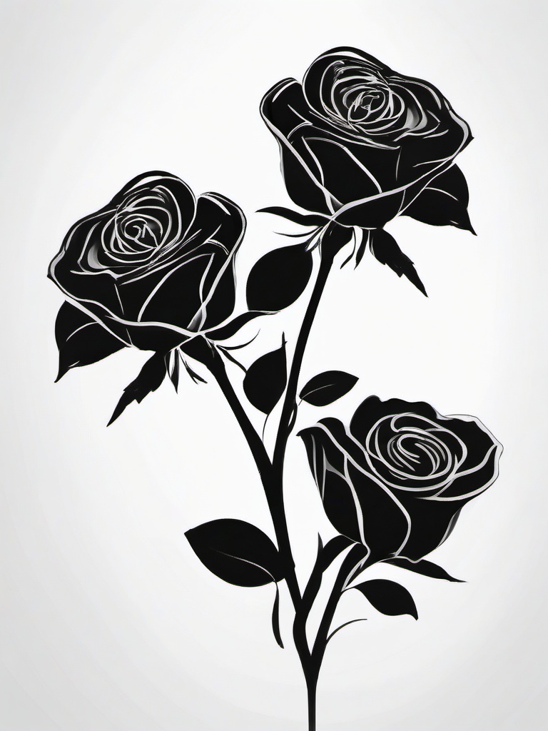 simple drawings of roses  minimal rough sketch scribbles,doodles,black and white