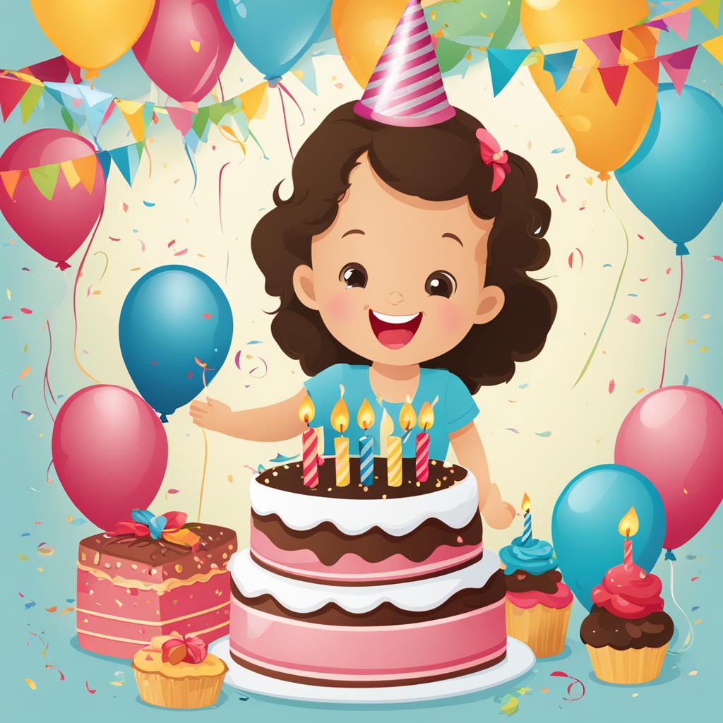 happy birthday clipart - a joyful and celebratory birthday party graphic. 