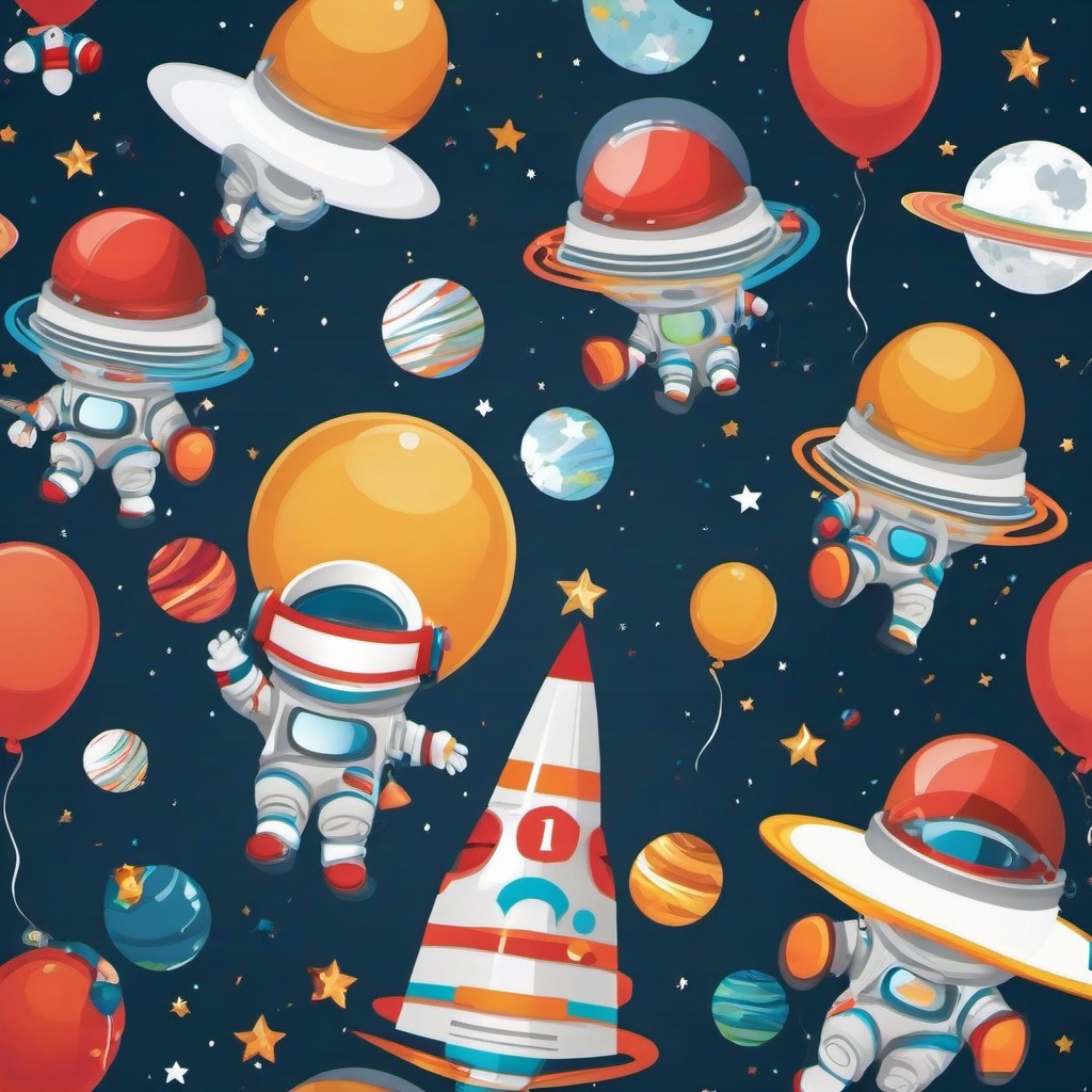 Birthday Background Wallpaper - astronaut birthday backdrop  