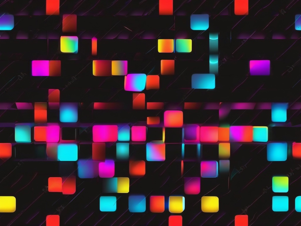 Neon Multicolor Background  