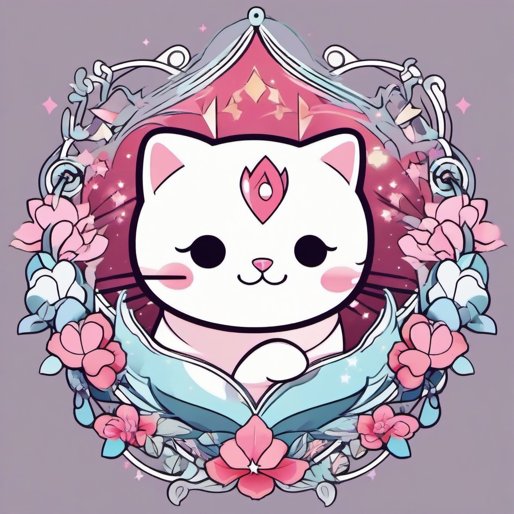 puppycat tattoo  vector tattoo design