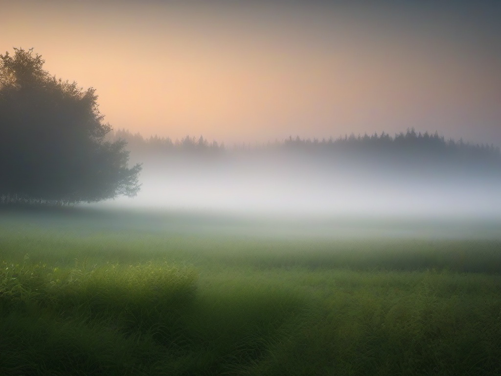 Foggy Morning Background - Peaceful mist for serene designs  minimal design