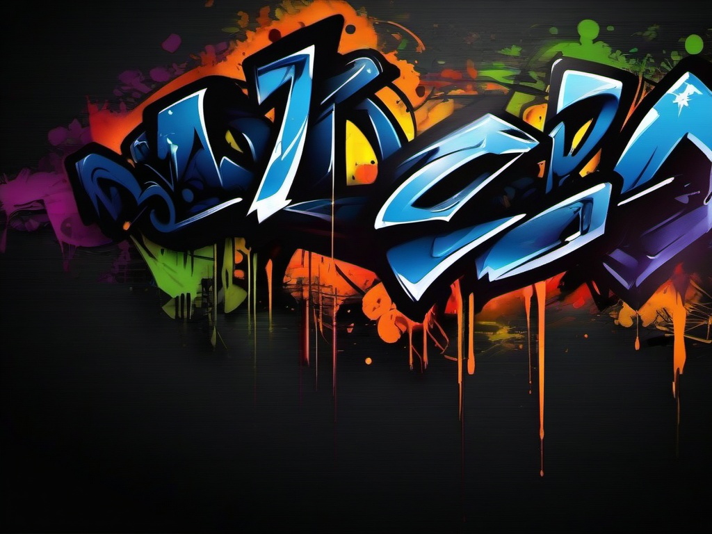 Dark Graffiti Wallpaper  ,desktop background wallpaper