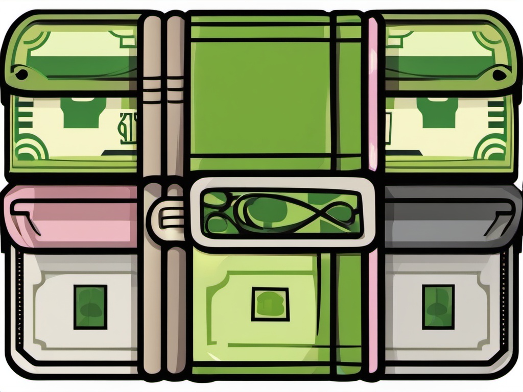 Cash clipart - cash in a wallet  