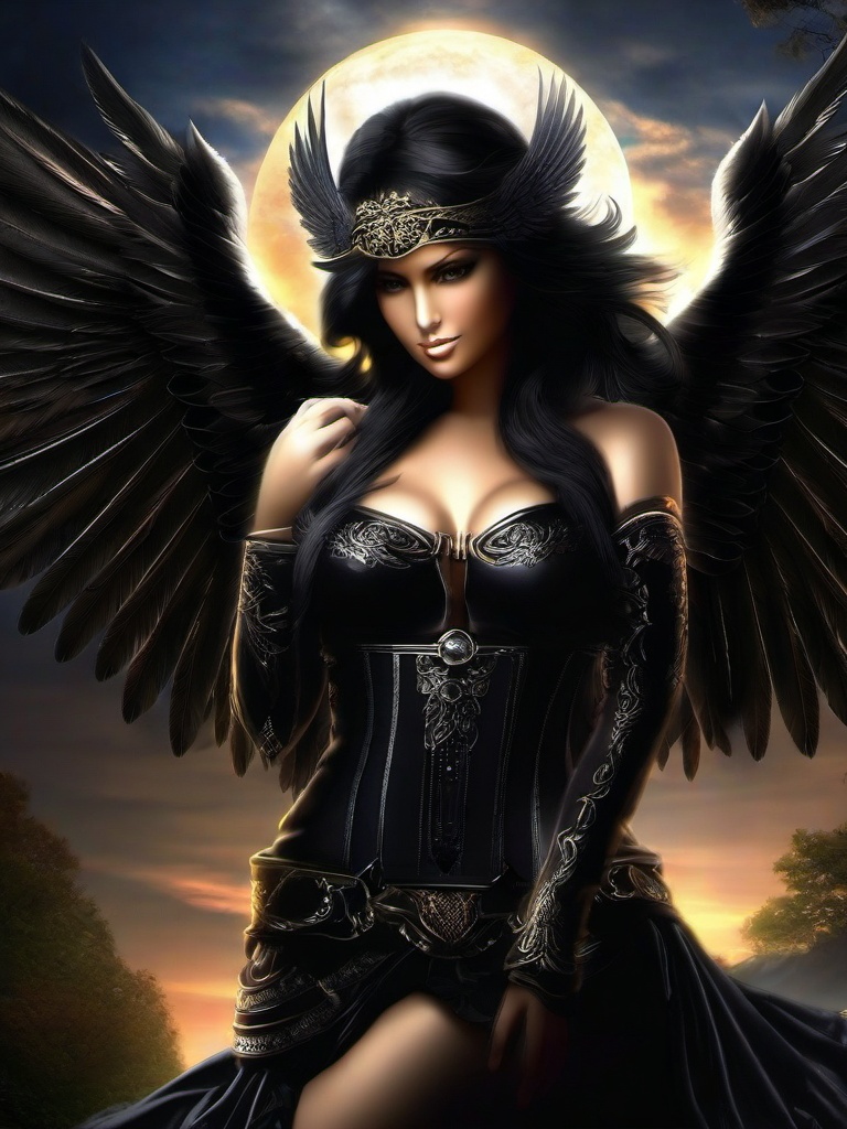 Wallpaper Black Angel  ,mobile iphone background wallpaper