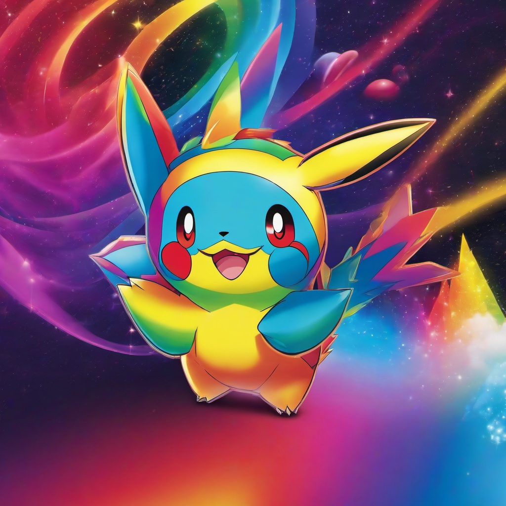 Rainbow Background Wallpaper - rainbow pokemon background  