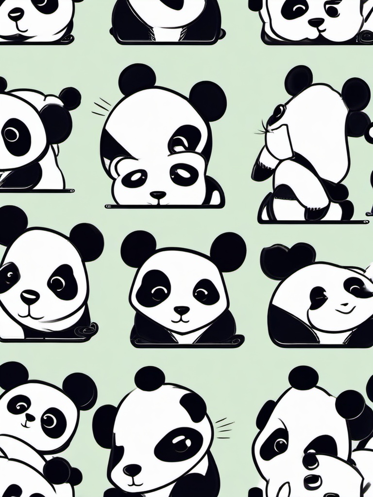 cute panda drawing wallpaper  ,mobile iphone background wallpaper