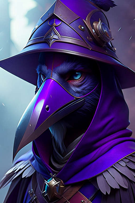 kenku cleric of the trickery domain, using illusions and deceit to confound foes. 