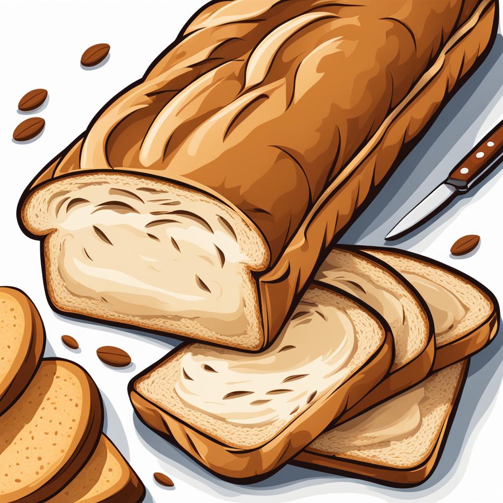 bread clipart - a freshly baked loaf of bread, a staple of life 