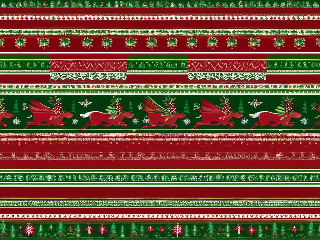 Red And Green Christmas Wallpaper  