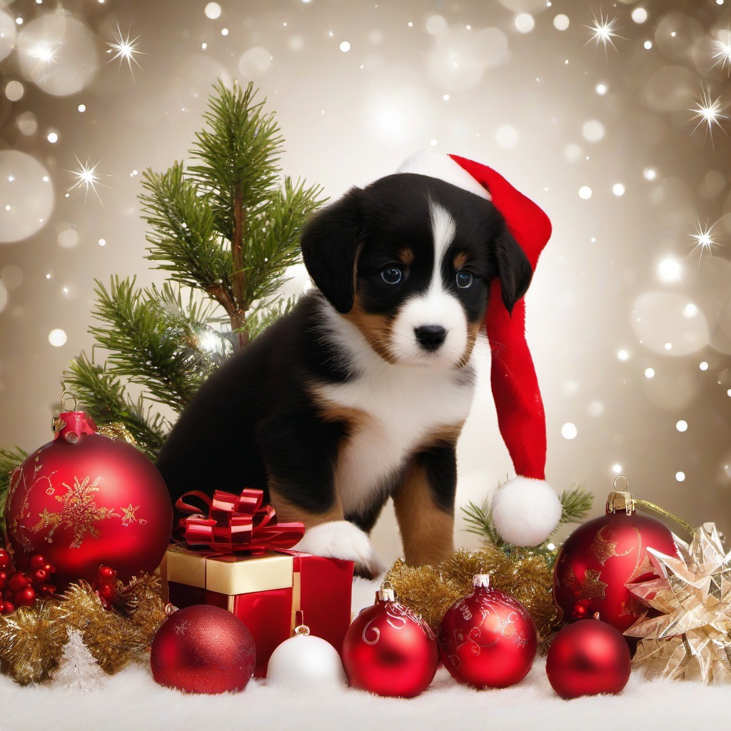 Christmas Background Wallpaper - puppy christmas backgrounds  