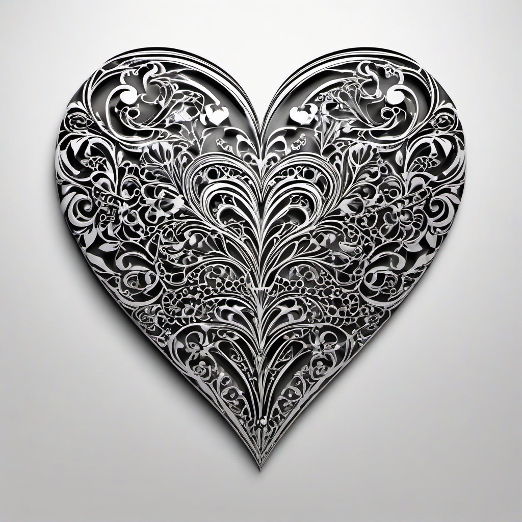 Heart Background Wallpaper - heart on white background  