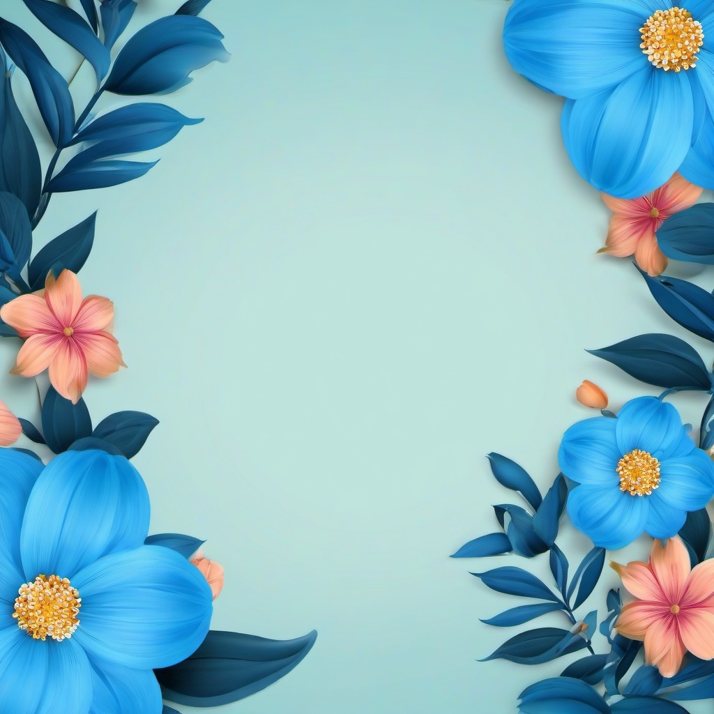 Flower Background Wallpaper - blue flower background wallpaper  