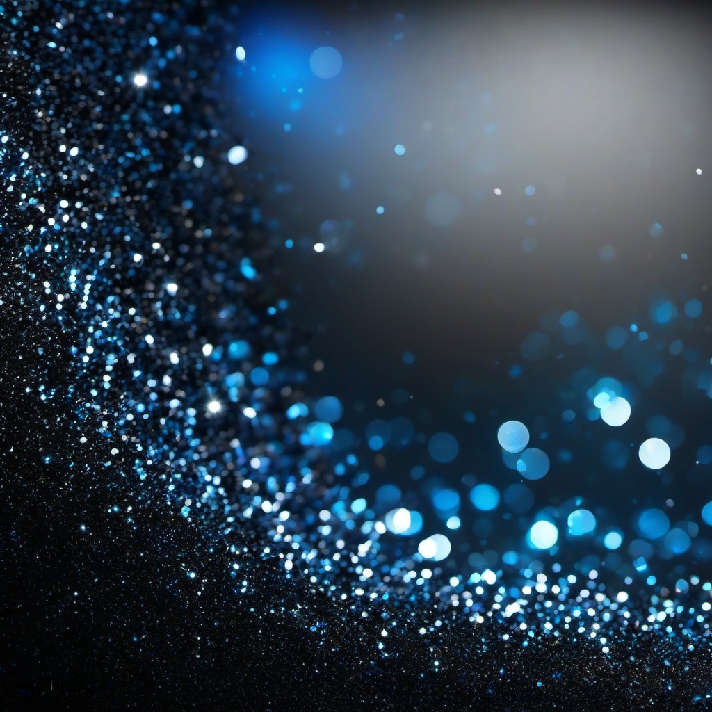 Glitter background - blue black glitter background  