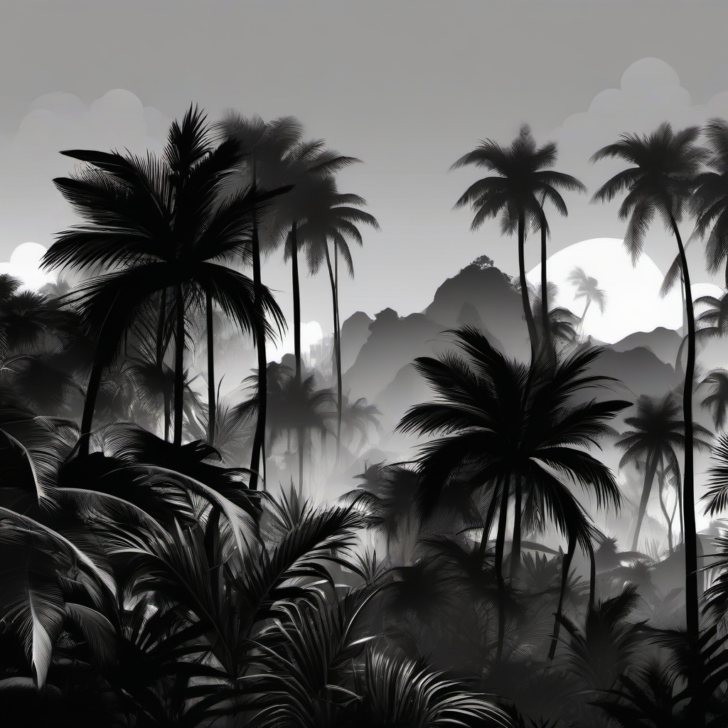 Black Jungle Background  ,desktop background wallpaper