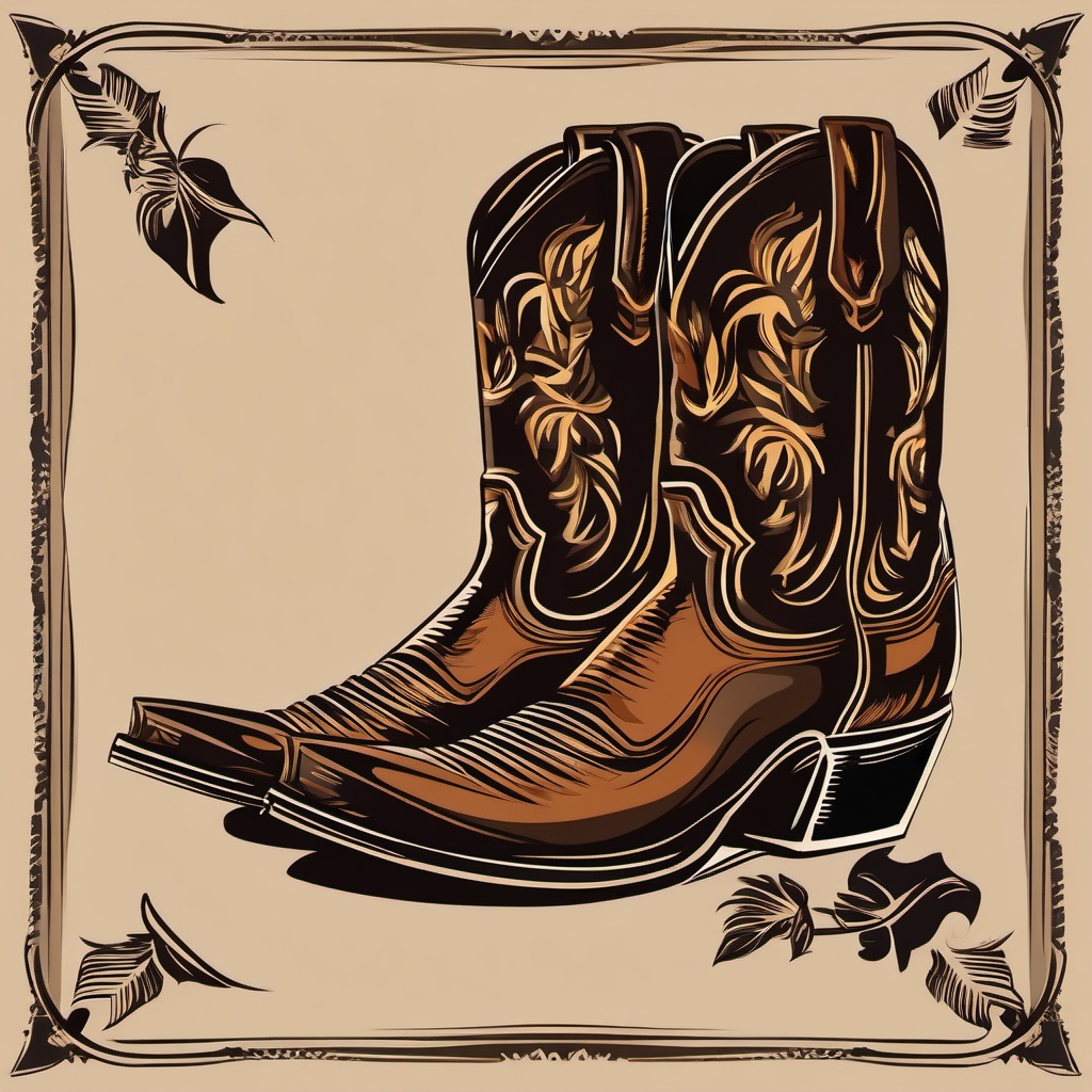 Cowboy Boot  clipart