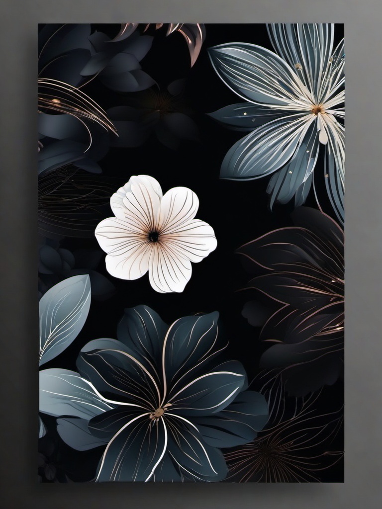 Flower Background Dark  ,mobile iphone background wallpaper