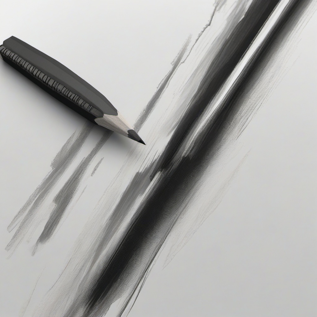 sketch of a pencil  minimal rough sketch scribbles,doodles,black and white