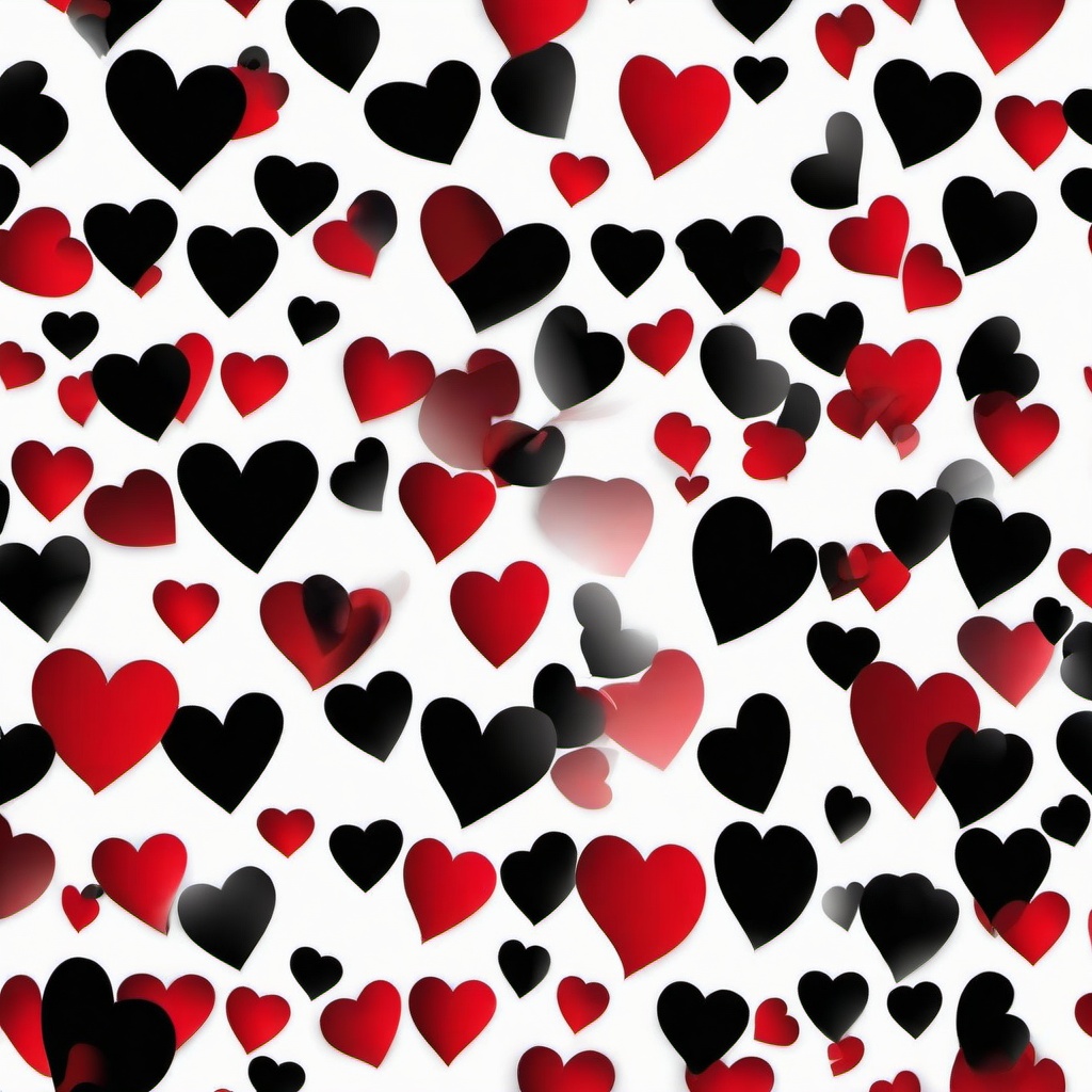 Heart Background Wallpaper - red heart and black background  