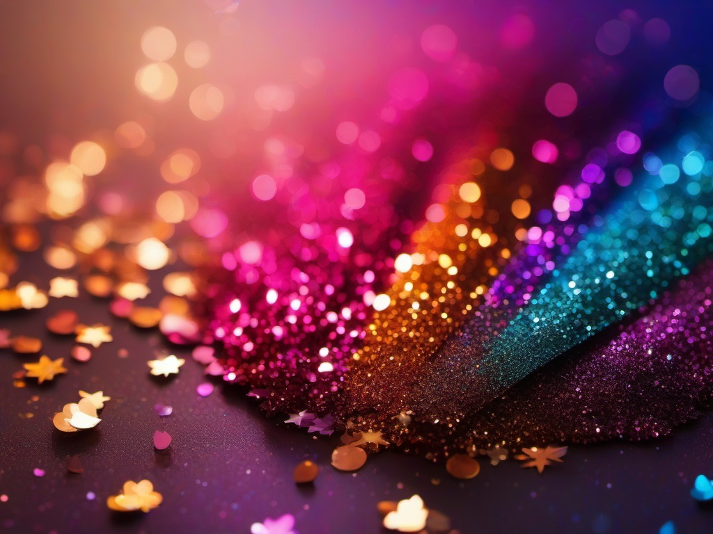 Colourful Glitter Background  