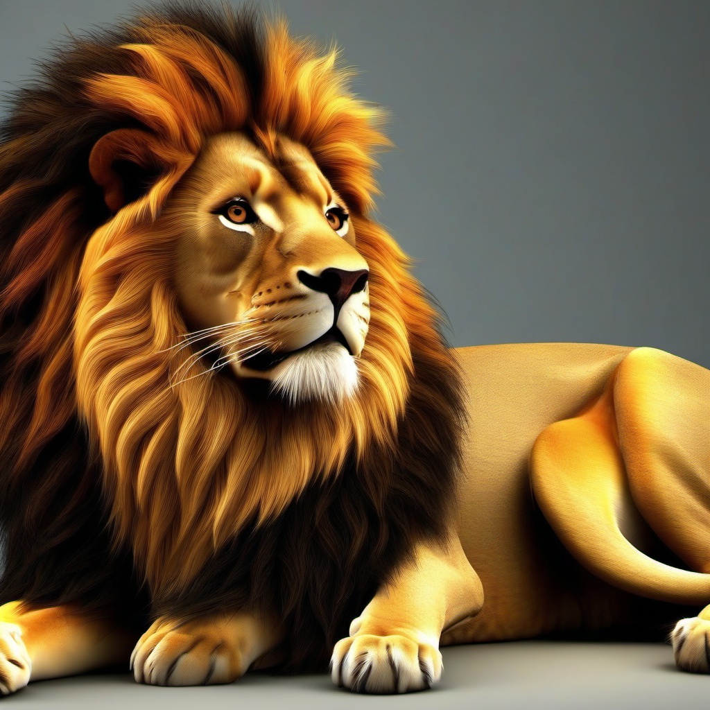 Lion Background Wallpaper - lion 3d background  