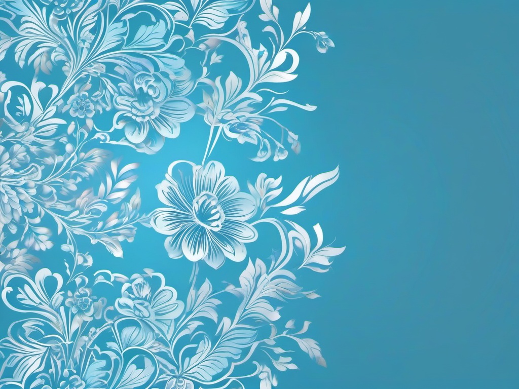 Blue Background Background-Dual blue background with floral patterns in soft gradients  background wallpaper