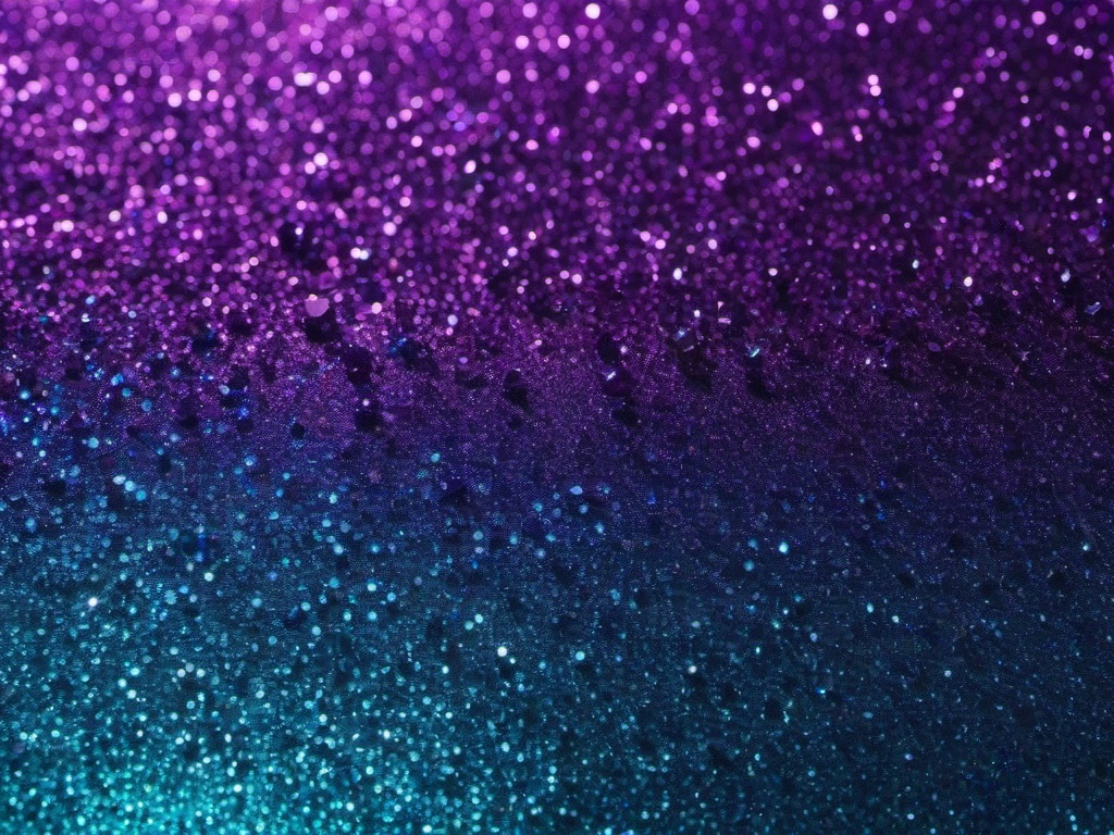 Purple And Teal Glitter Background  