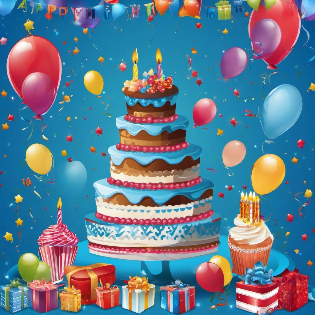 Birthday Background Wallpaper - blue background birthday  