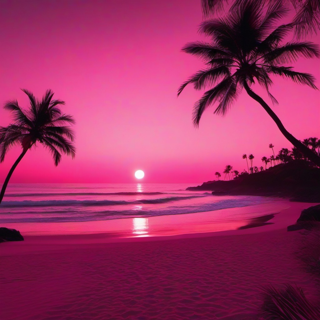 Beach Background Wallpaper - pink aesthetic wallpaper beach  